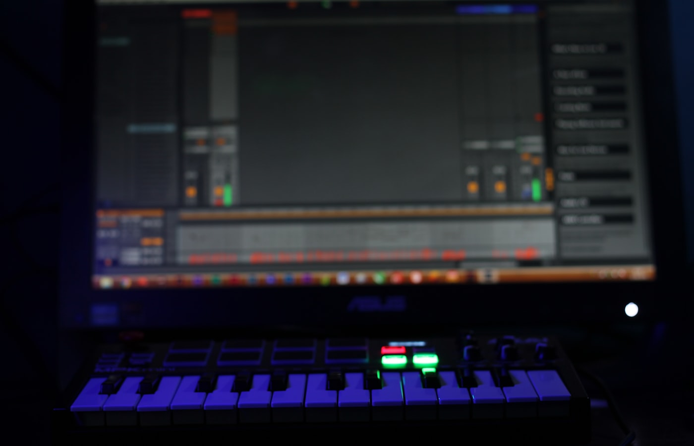 Audio console used for music enforcement operations